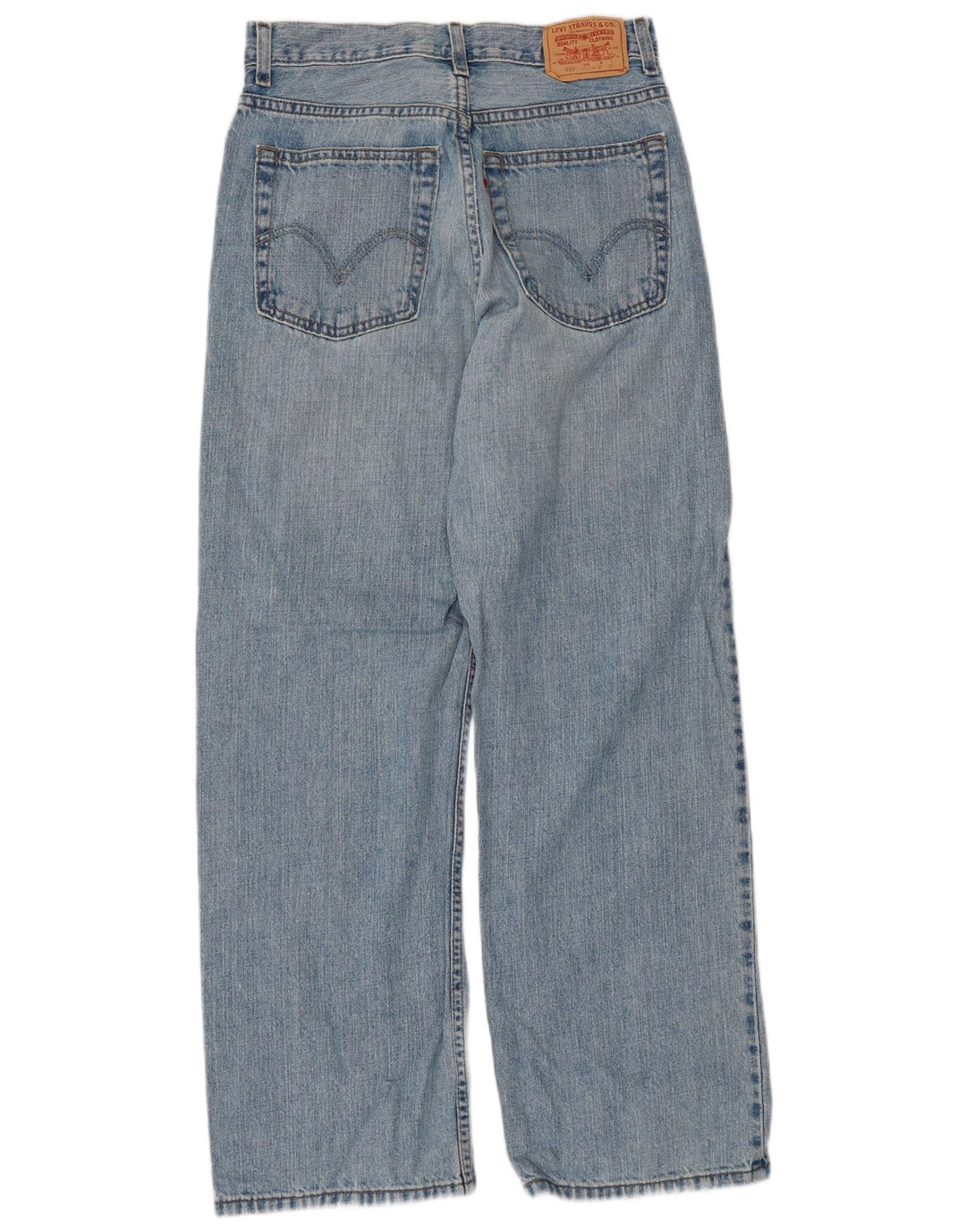 Levi's Jean Droit 569 Coupe Ample Femme W27 L29 Bleu Coton