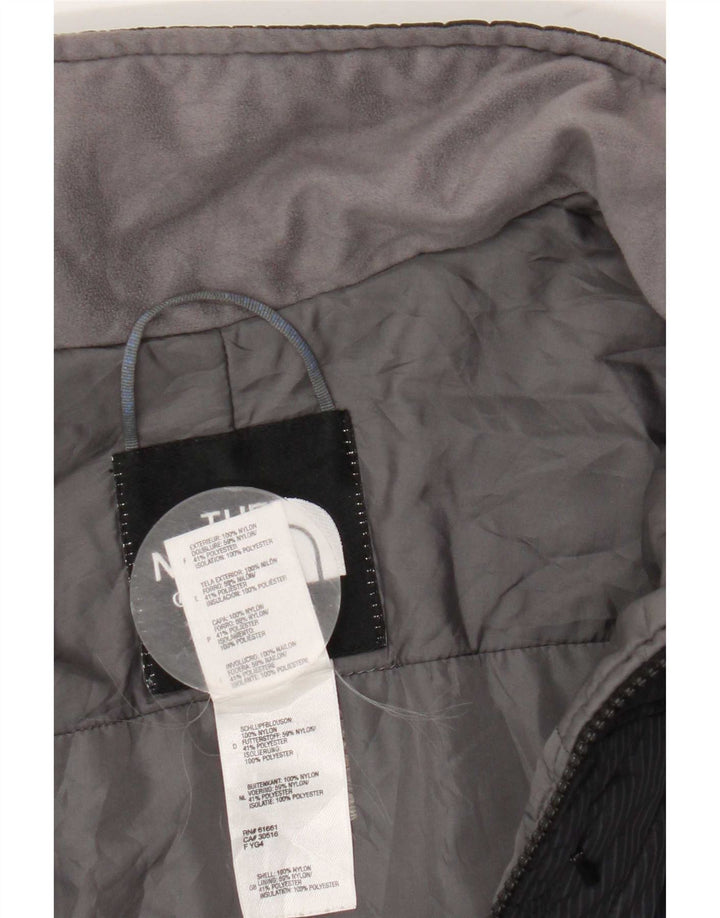 The North Face Veste rembourrée pour femme UK 16 Large Black Check Nylon