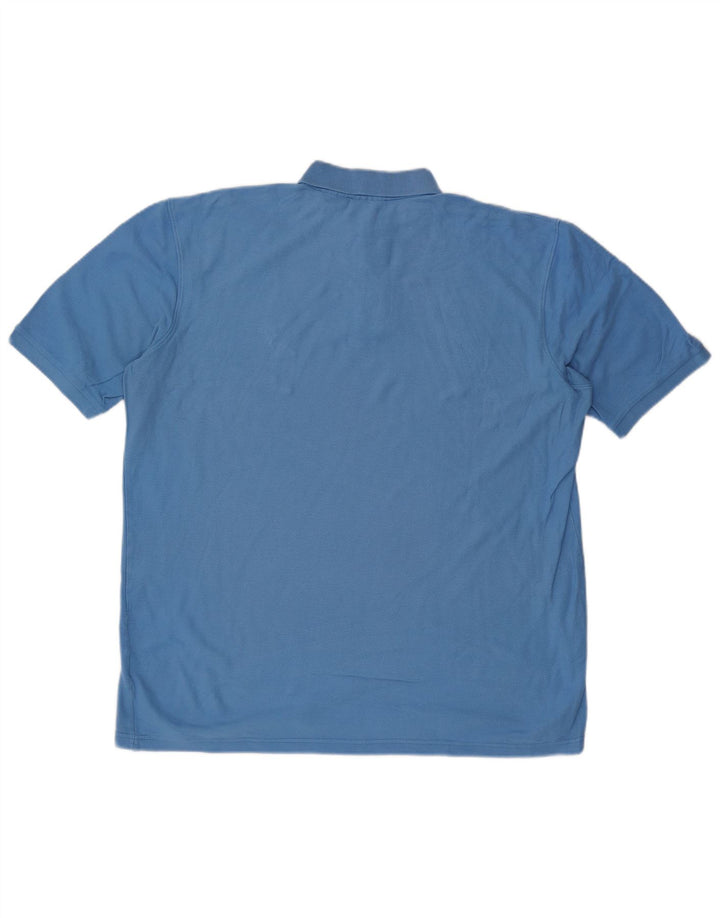 FILA Polo Homme 2XL Bleu Coton