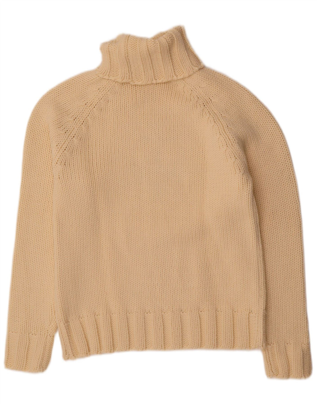 Scotch & Soda Pull graphique à col roulé pour femme UK 14 Beige moyen
