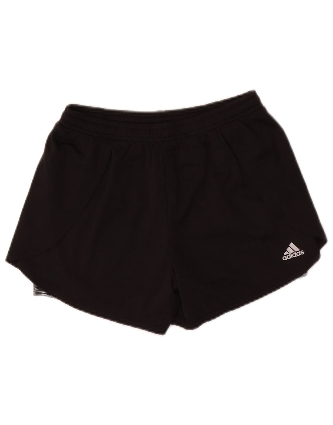 ADIDAS Boys Sport Shorts 13-14 Years Large Black Polyester