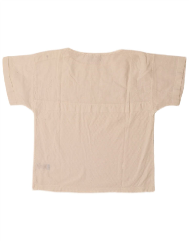 Adidas T-Shirt Femme Top EU 40 Coton Blanc Moyen