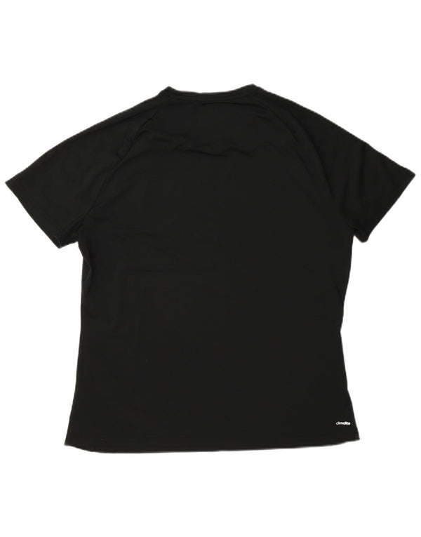 Adidas Climalite T-Shirt Top UK 20/22 XL Noir Polyester