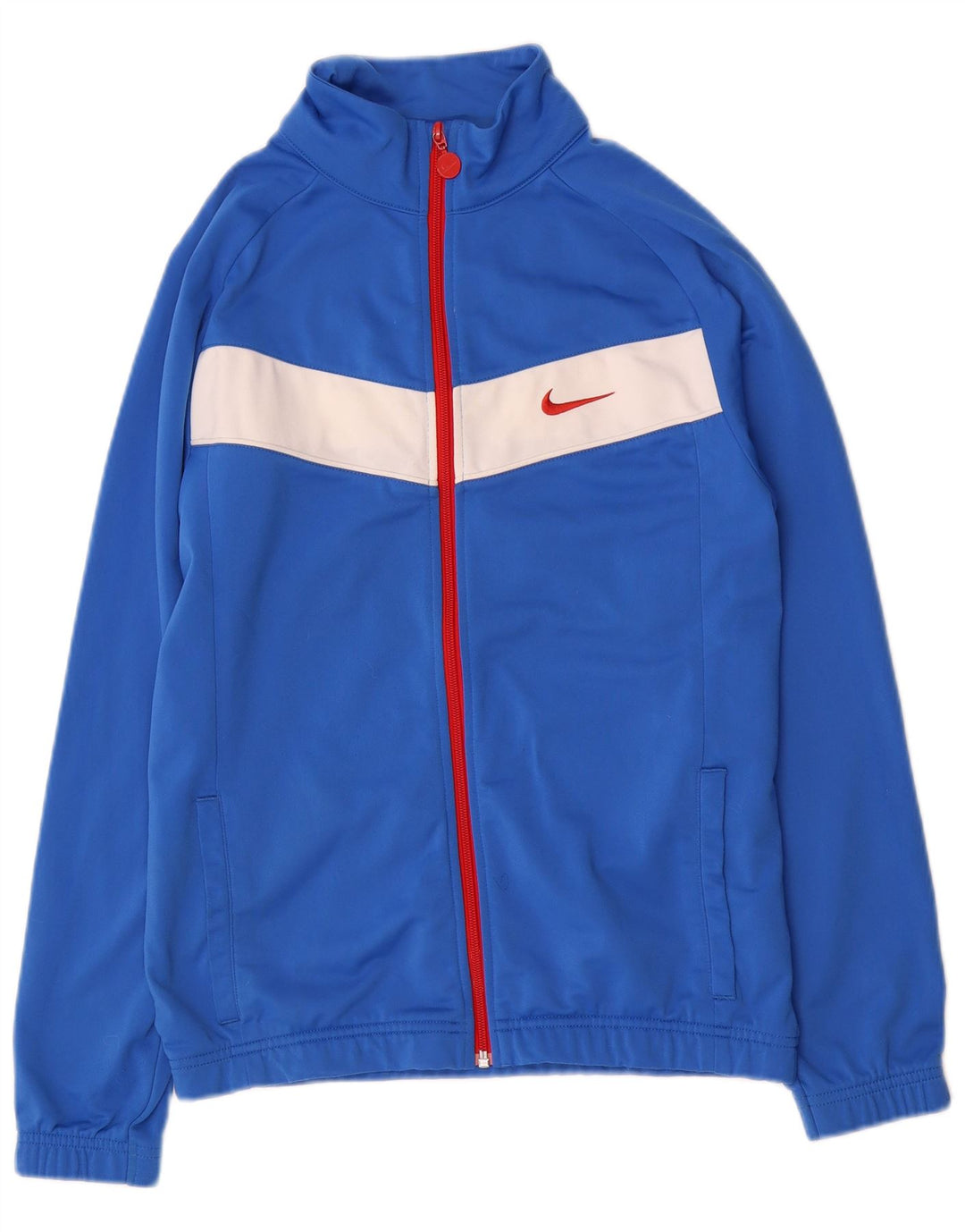 Veste de survêtement Nike pour garçon 13-14 ans XL Bleu Colorblock Polyester