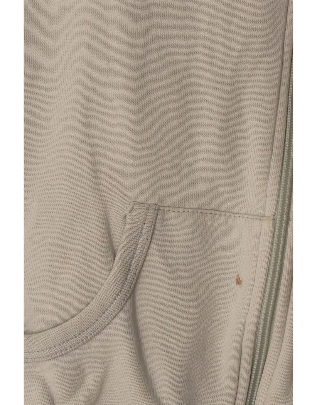 ADIDAS Veste de survêtement courte pour femme UK 14 Large Off White