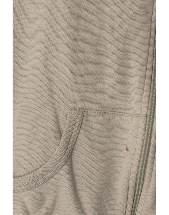 ADIDAS Veste de survêtement courte pour femme UK 14 Large Off White