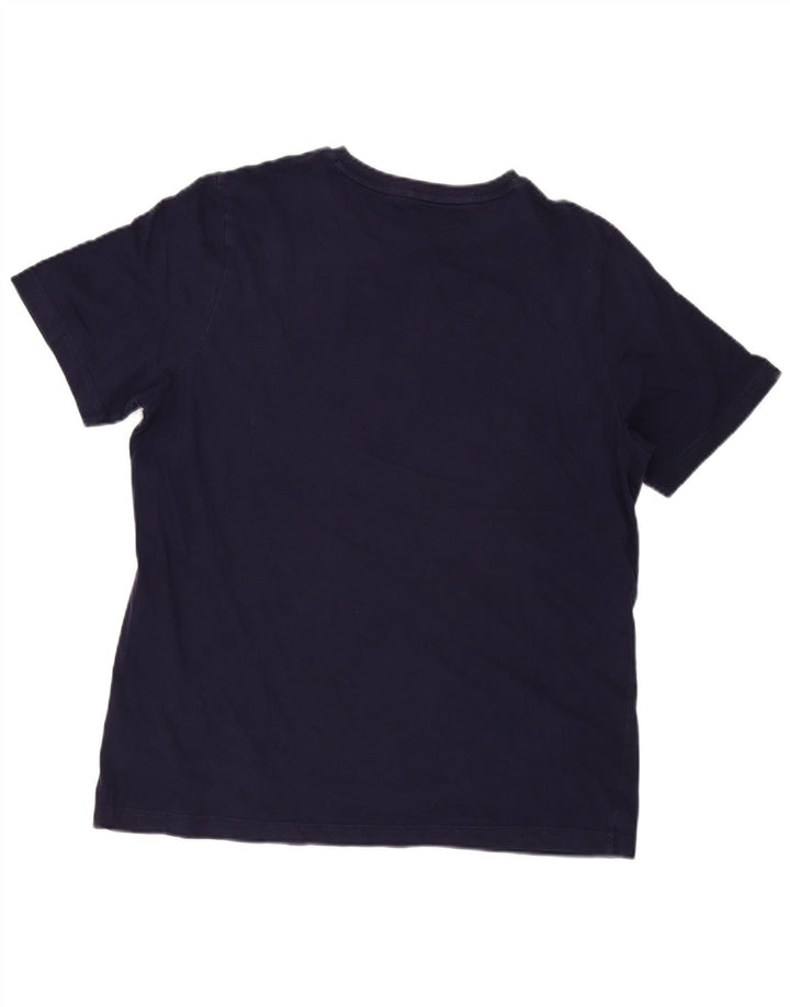 Puma T-shirt graphique pour hommes, grand, bleu marine, coton