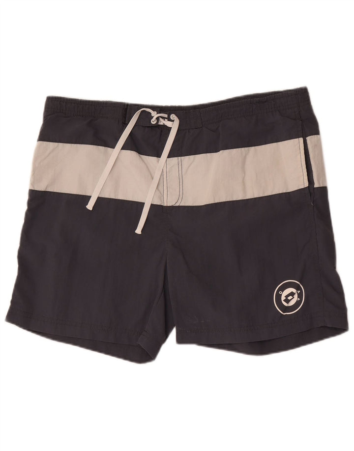 Lotto Short de Bain Homme Large Gris Colorblock