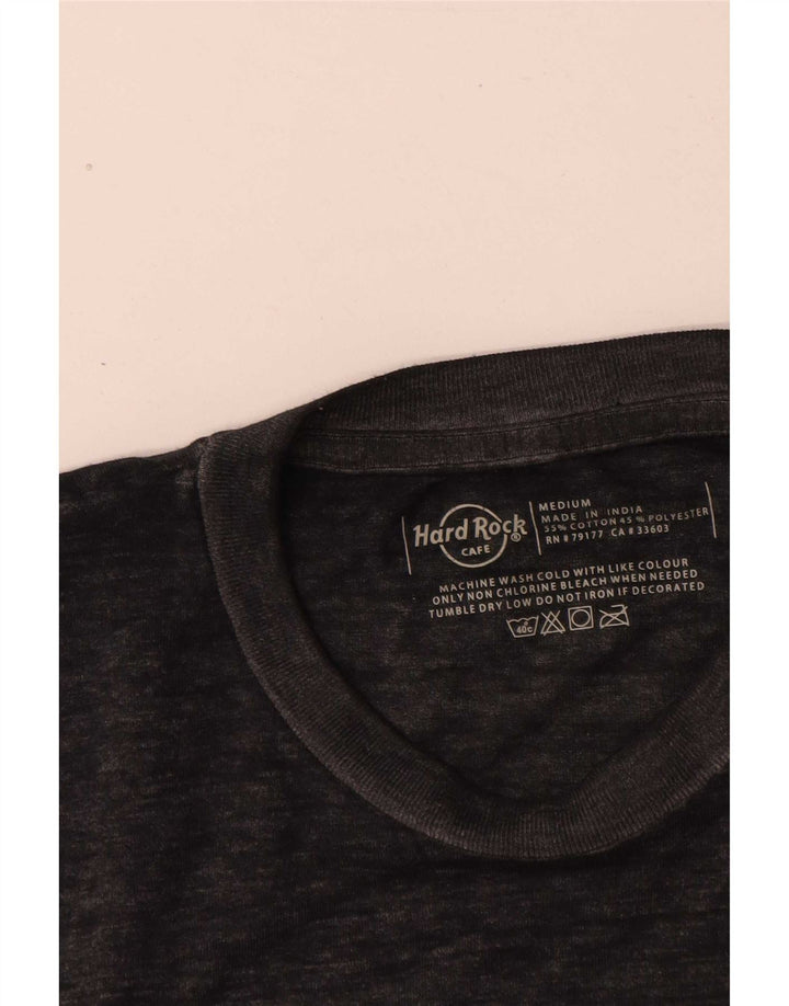 Hard Rock Cafe Malta Graphic T-Shirt Homme Gris Moyen Coton
