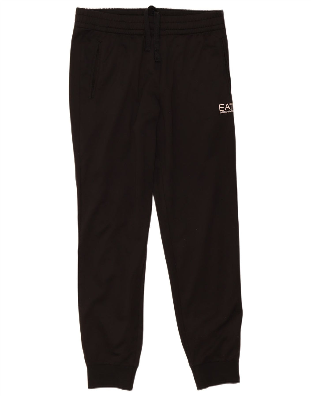 Emporio Armani Pantalon de survêtement pour homme Joggers Large Noir Polyester