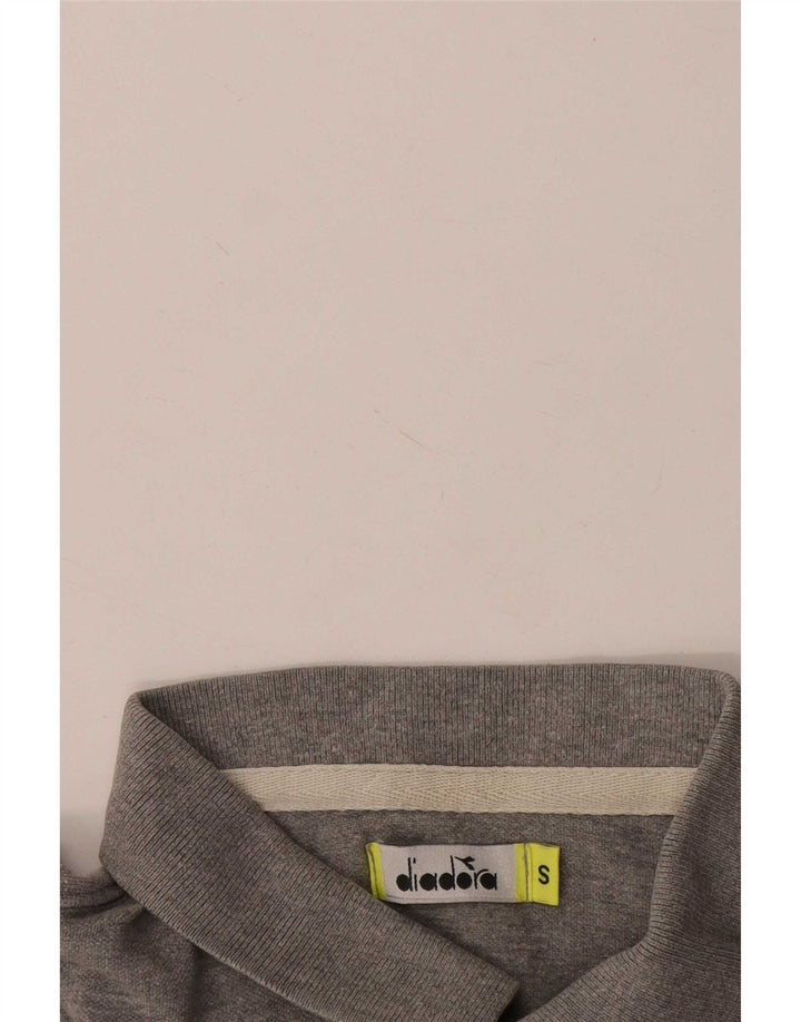 Diadora Polo Homme Petit Gris Moucheté