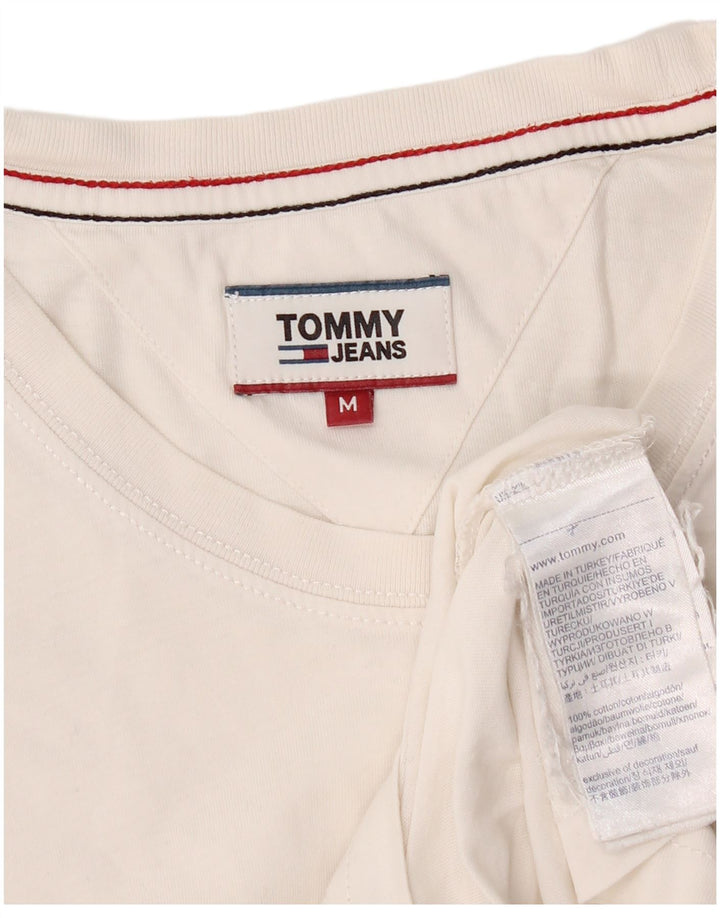 Tommy Hilfiger T-Shirt Homme Blanc Moyen Coton