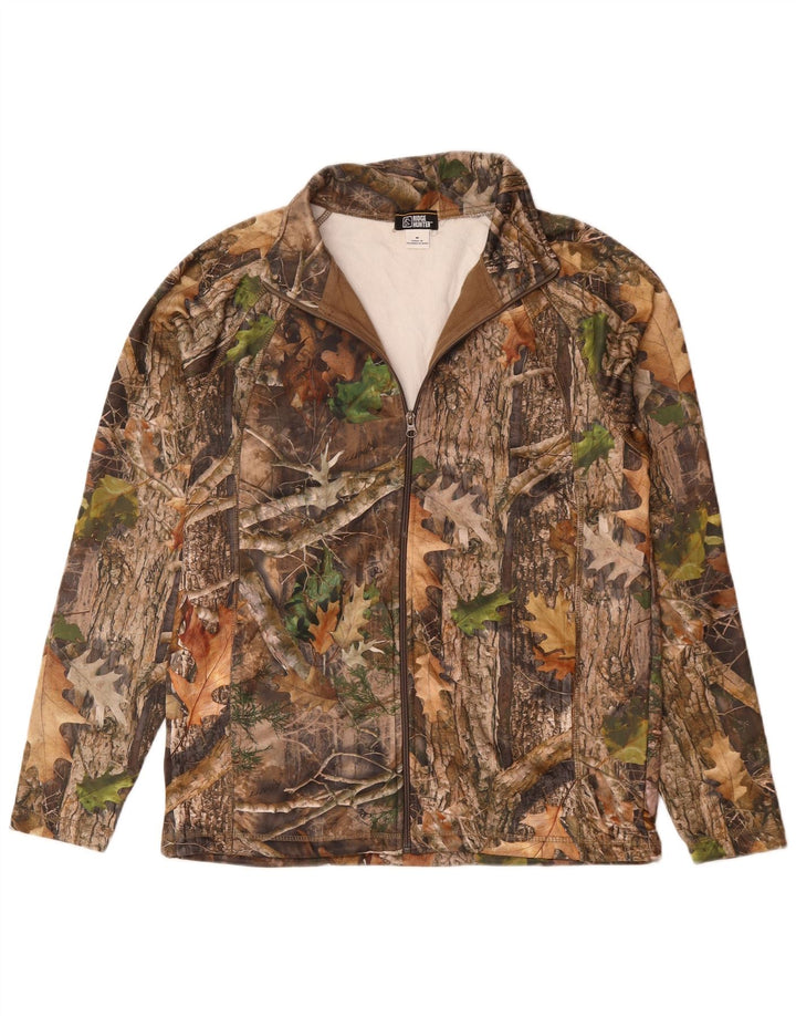 RIDGE HUNTER Veste de Survêtement Homme Marron Moyen Camouflage Polyester
