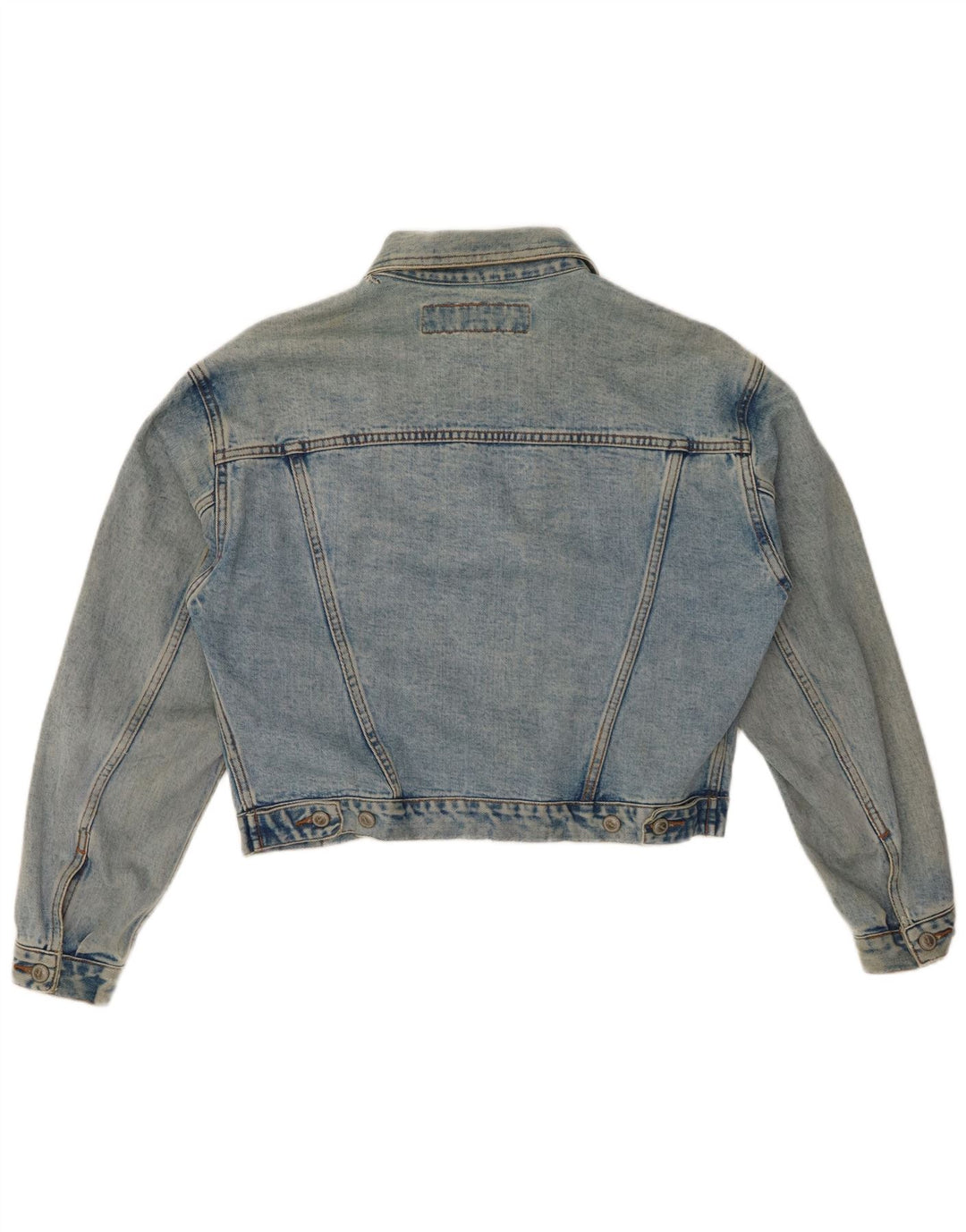 ONYX Veste en jean courte pour femme UK 14 Bleu moyen Coton