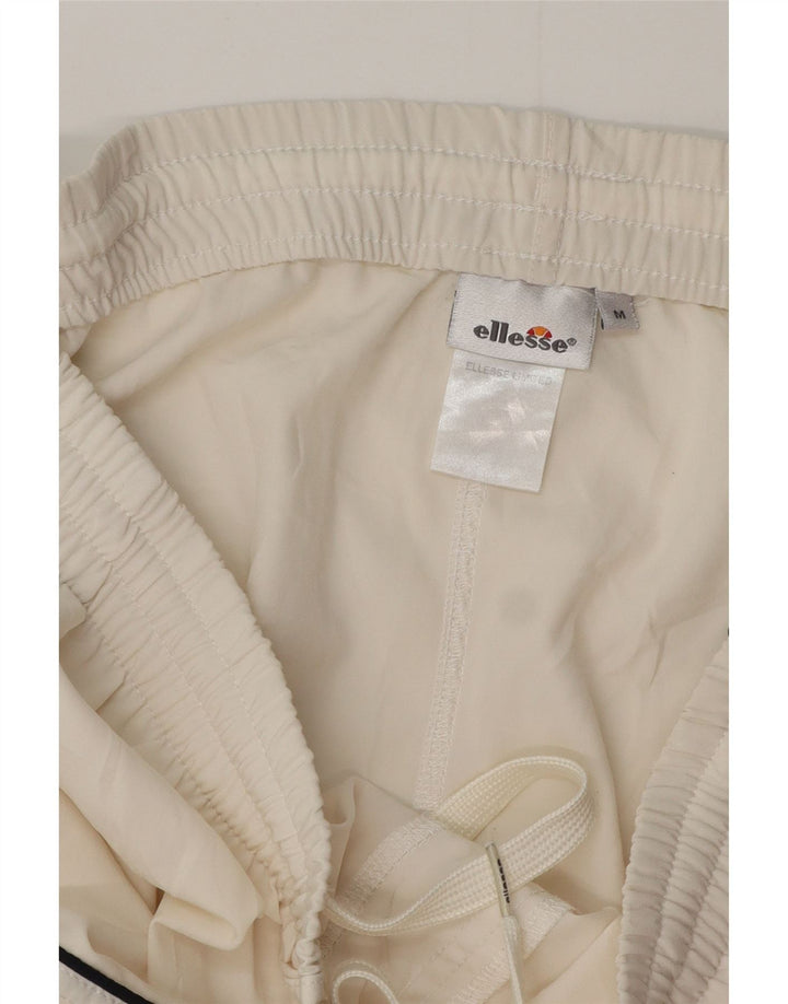 Ellesse Short de sport pour homme en polyester blanc cassé moyen