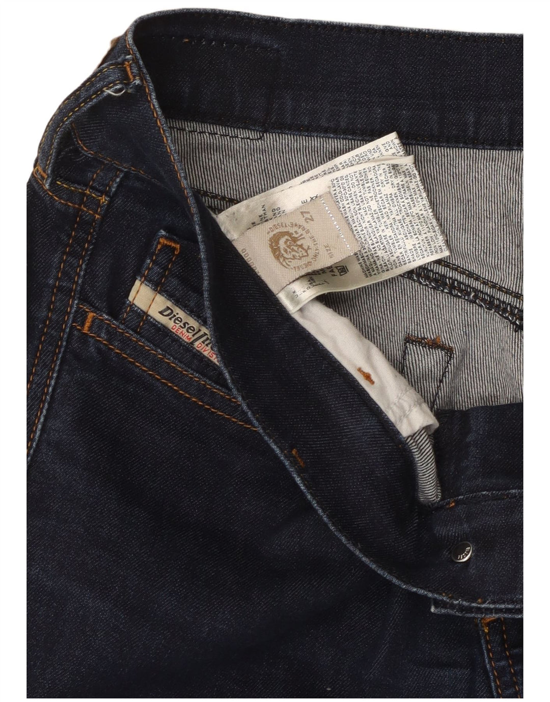 Jean Slim Femme Diesel W27 L32 Bleu Coton
