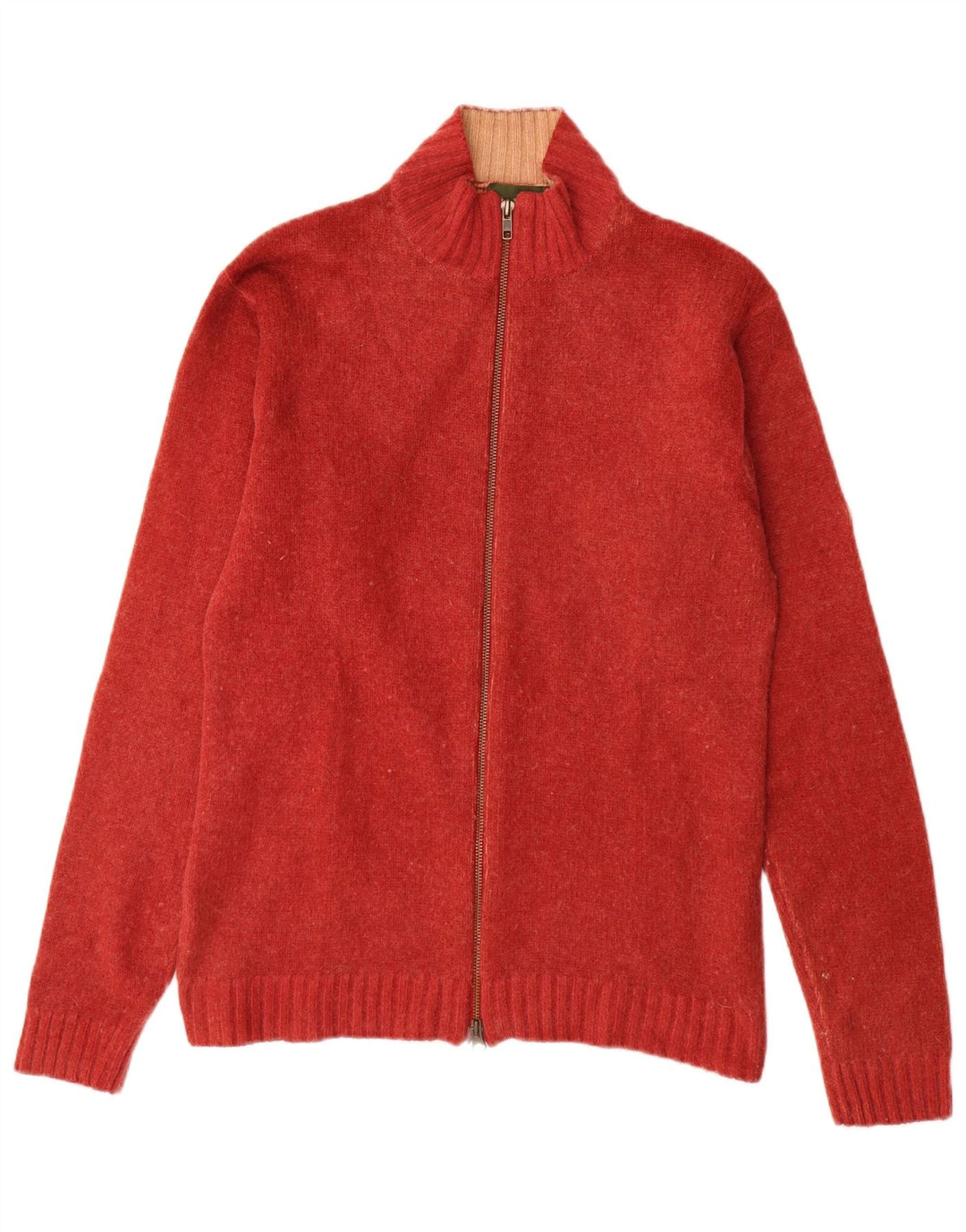 Timberland Pull Cardigan Homme Petit Rouge Laine d'Agneau