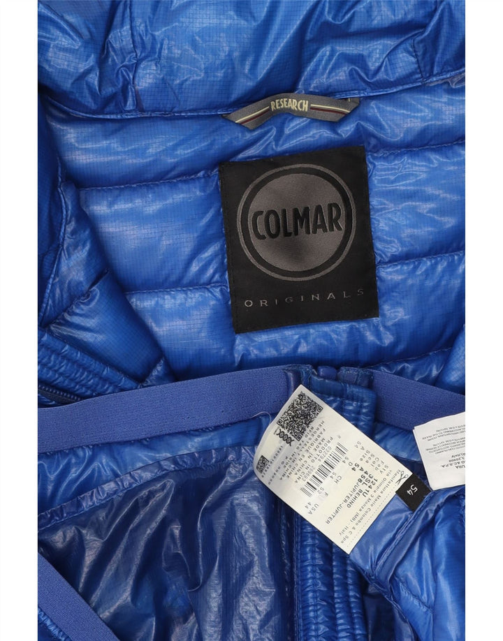 Colmar Veste matelassée à capuche IT 54 Large Bleu Polyester Homme