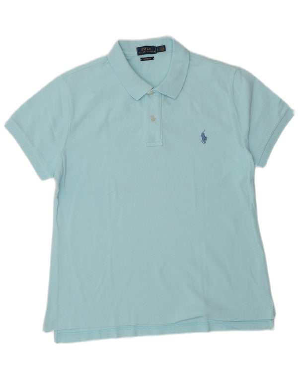 Polo Ralph Lauren Mens Skinny Fit Polo Shirt Large Blue