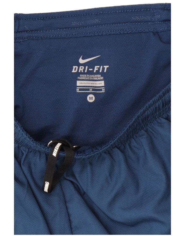 Nike Short de sport coupe classique en polyester color block bleu moyen pour homme