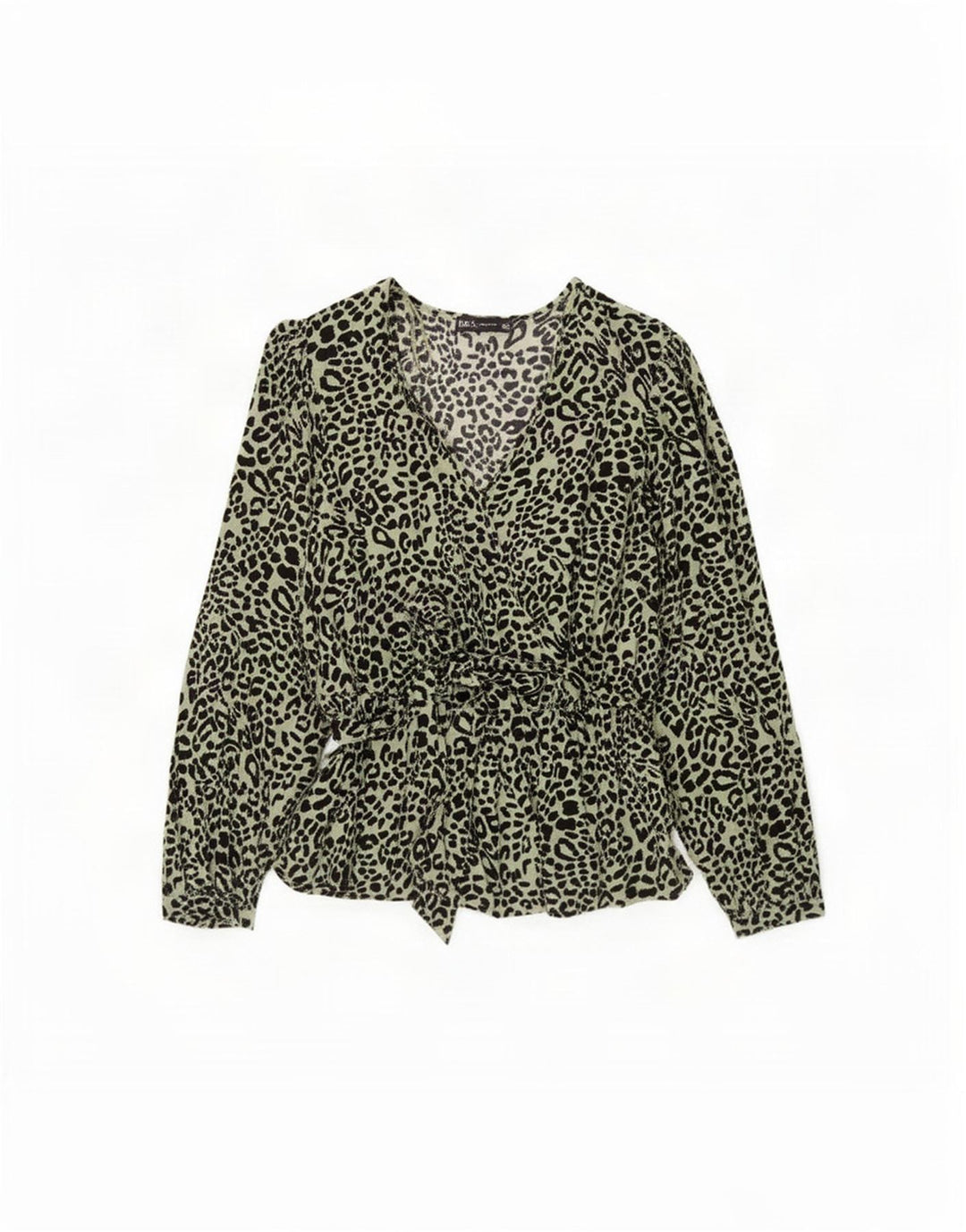 Marks & Spencer Chemisier pour femme UK 42 Vert moyen imprimé animal