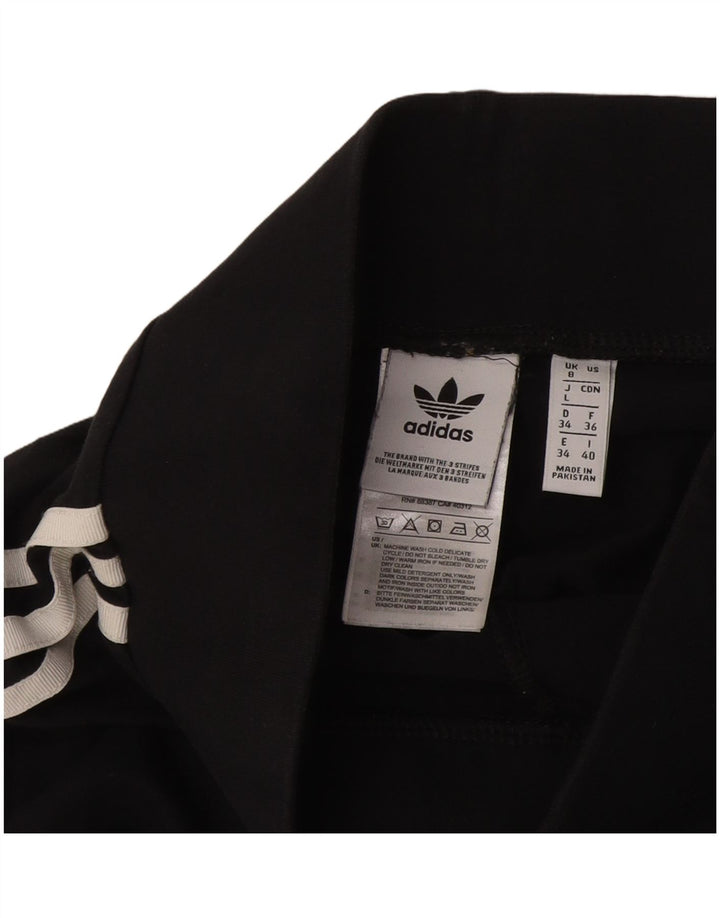 Adidas Leggings Femme UK 8 Petit Coton Noir