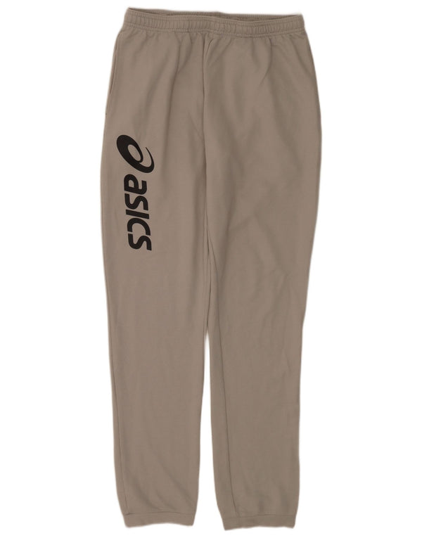 Asics Pantalon de Survêtement Graphique Homme Joggers Large Gris Polyester