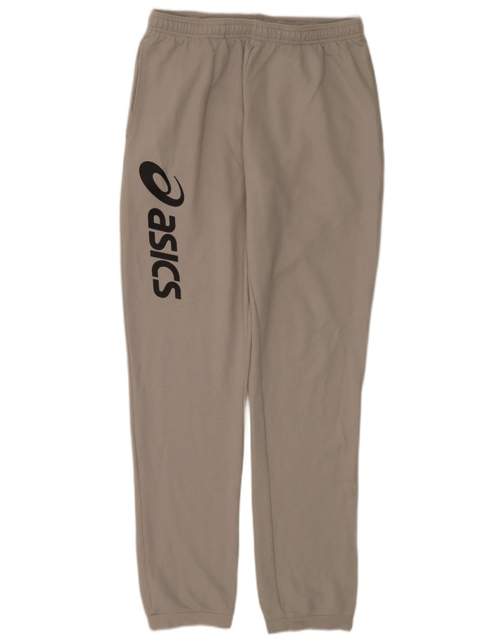 Asics Pantalon de Survêtement Graphique Homme Joggers Large Gris Polyester