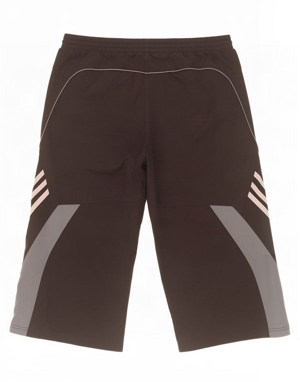 Adidas Bermuda de sport pour homme UK 38 Medium Noir Colorblock Polyester
