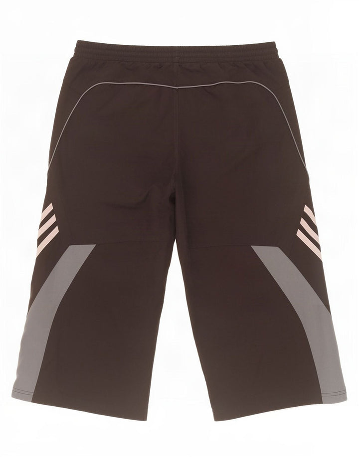 Adidas Bermuda de sport pour homme UK 38 Medium Noir Colorblock Polyester