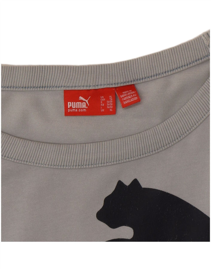 Puma T-Shirt Graphique Homme XL Gris