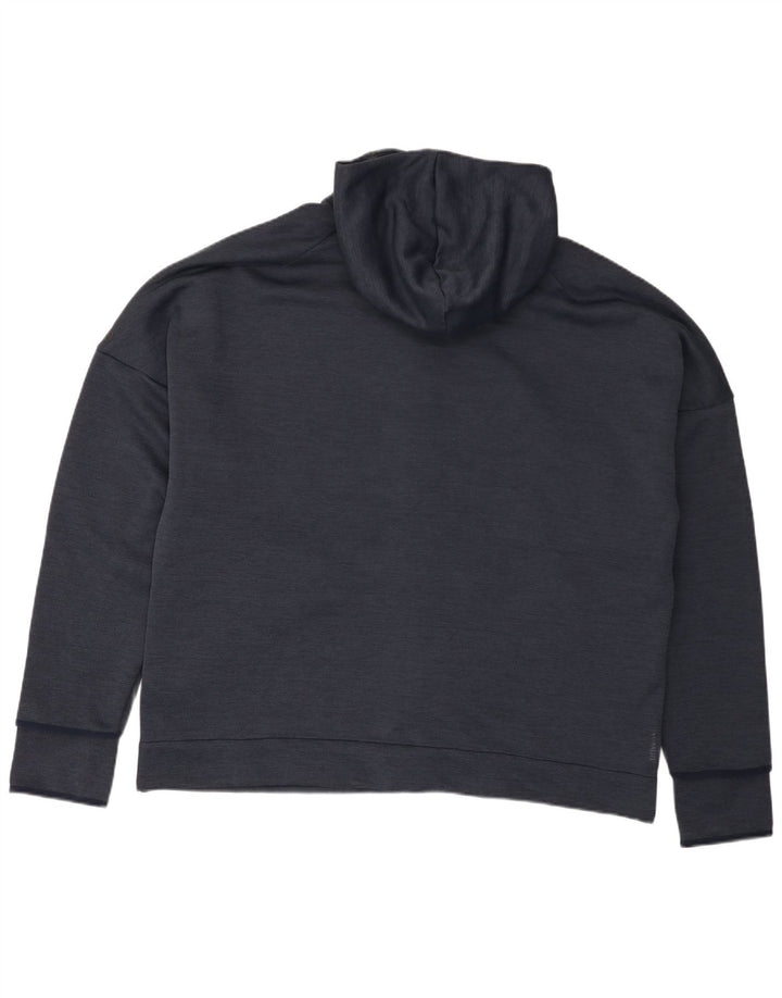 Adidas Pull à capuche zippé pour homme 2XL Bleu marine Polyester