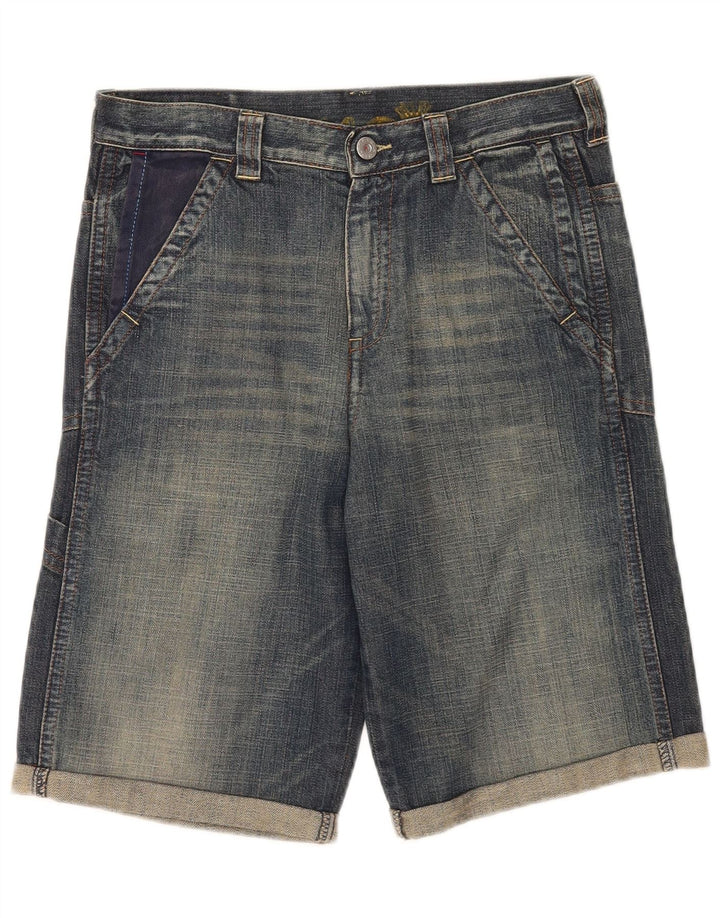 REPLAY Short en Jean Garçon 11-12 ans W29 Bleu Marine Coton