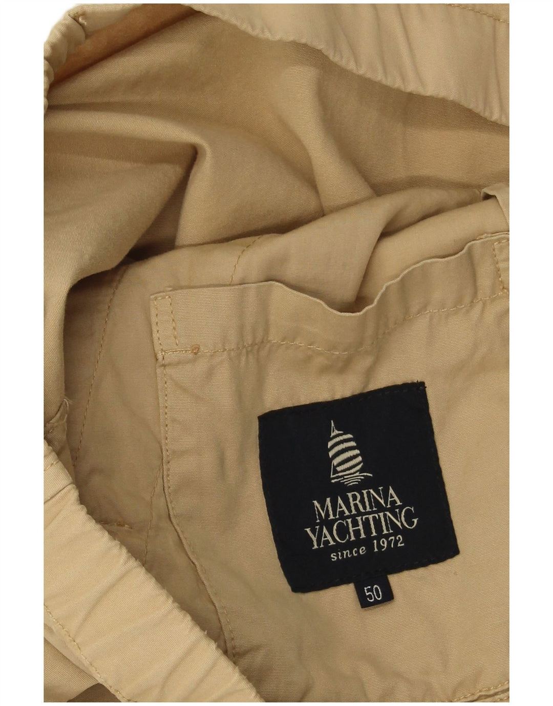 Marina Yachting Blouson Bomber Homme IT 50 Large Beige Coton