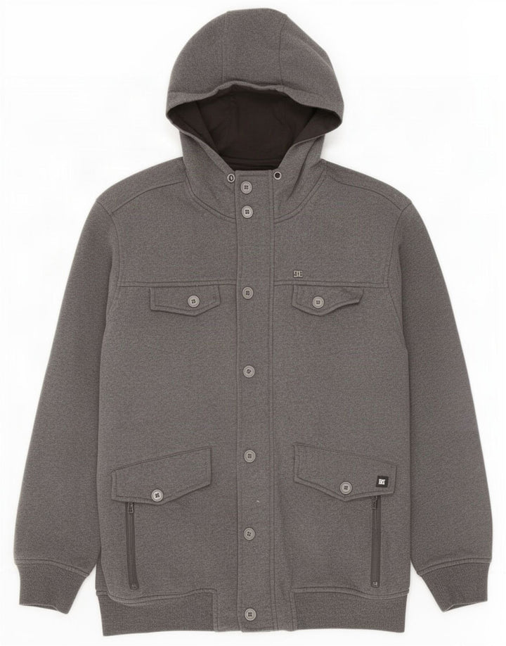 DC Veste utilitaire à capuche pour homme UK 40 Large Gris