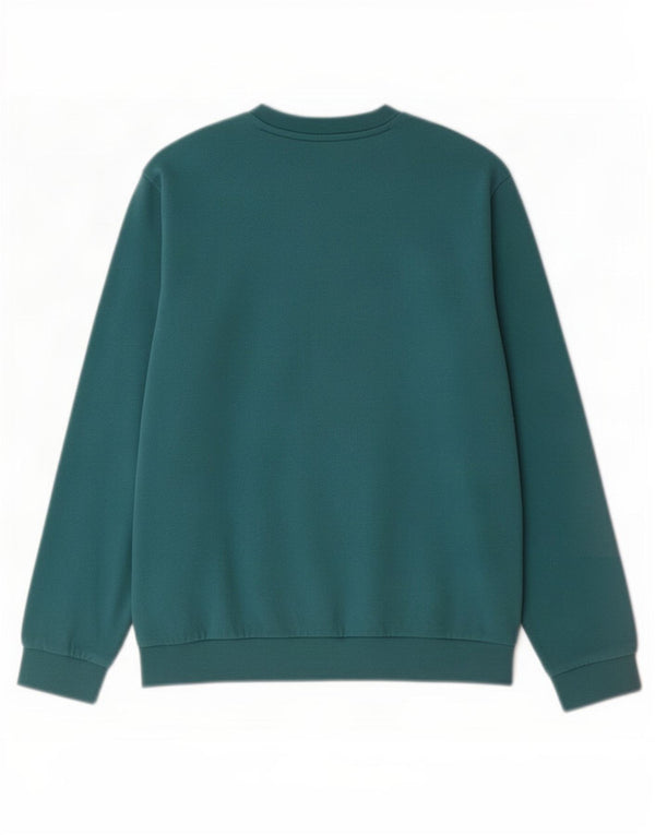 Adidas Sweat-Shirt Graphique Garçon 11-12 Ans Vert Coton