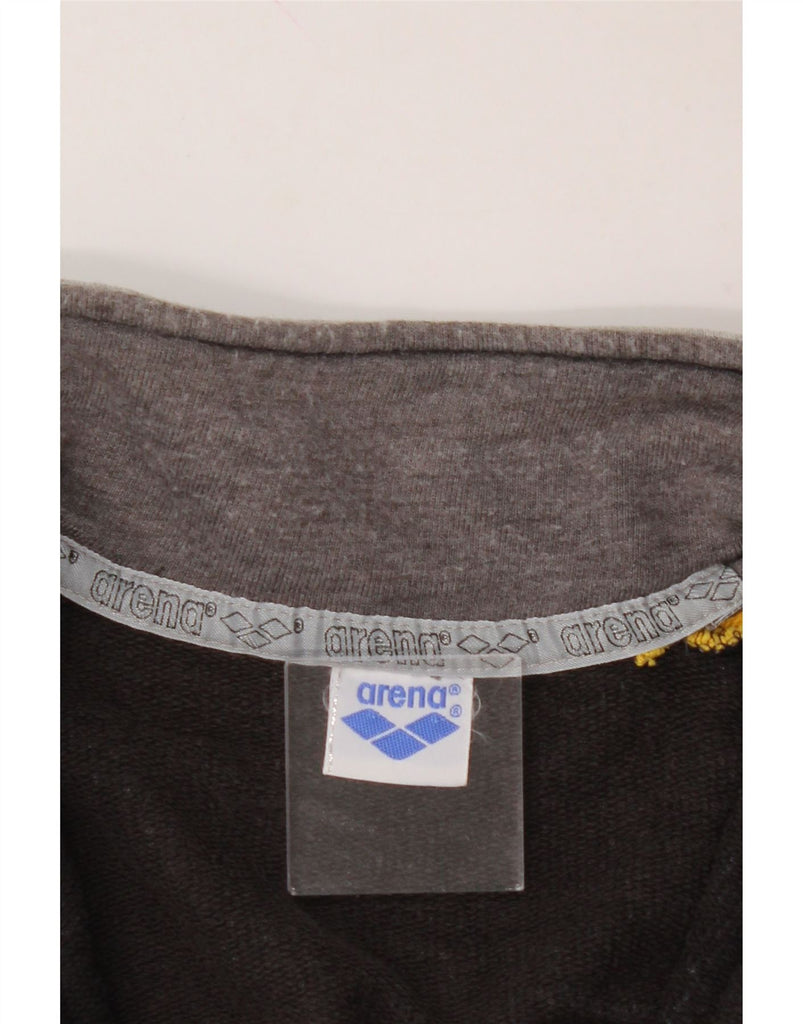 ARENA Mens Tracksuit Top Jacket Medium Grey Colourblock Vintage Arena and Second-Hand Arena from Messina Hembry 