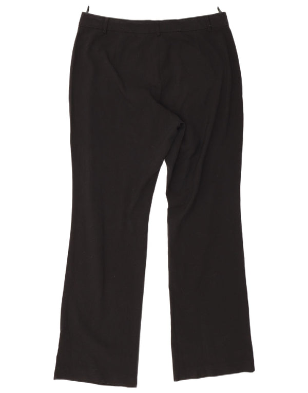 Marks & Spencer Pantalon de costume taille haute pour femme UK 14 Large W33 L31 Noir