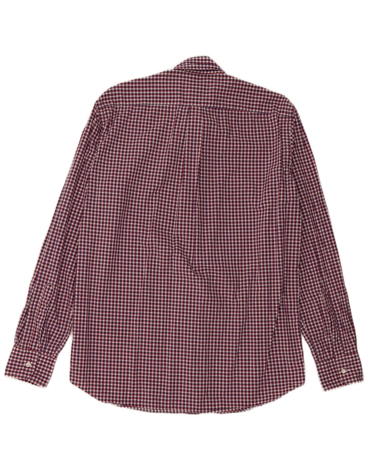 Aspesi Chemise Homme Taille 41 16 Grand Coton Vichy Rouge