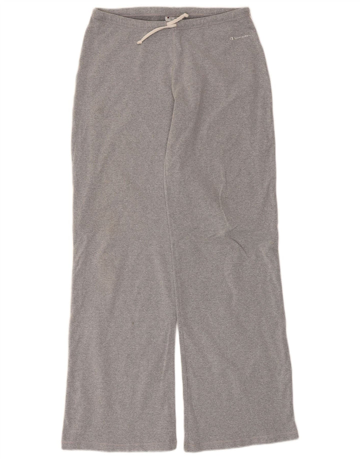 Champion Pantalon De Survêtement Femme UK 16 Large Gris Moucheté Polyamide
