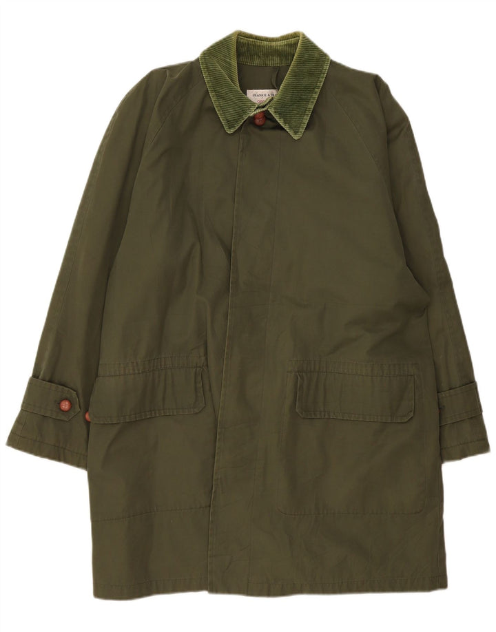 Frankie & Trace Manteau Homme IT 46 Petit Kaki Polyester