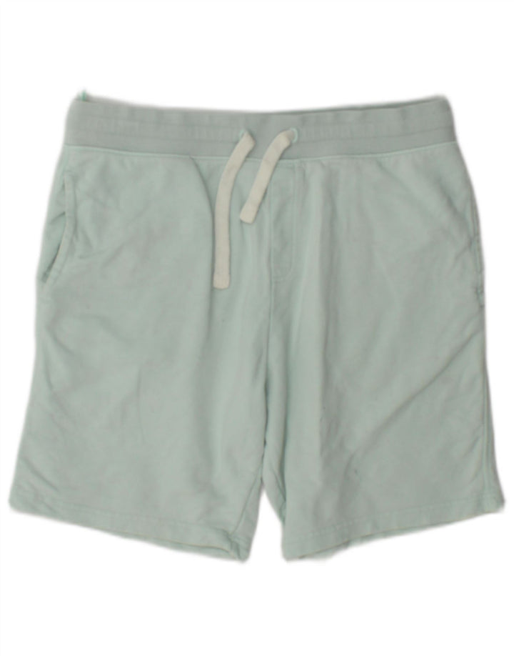 Marks & Spencer Short de Sport Homme Coton Turquoise Moyen