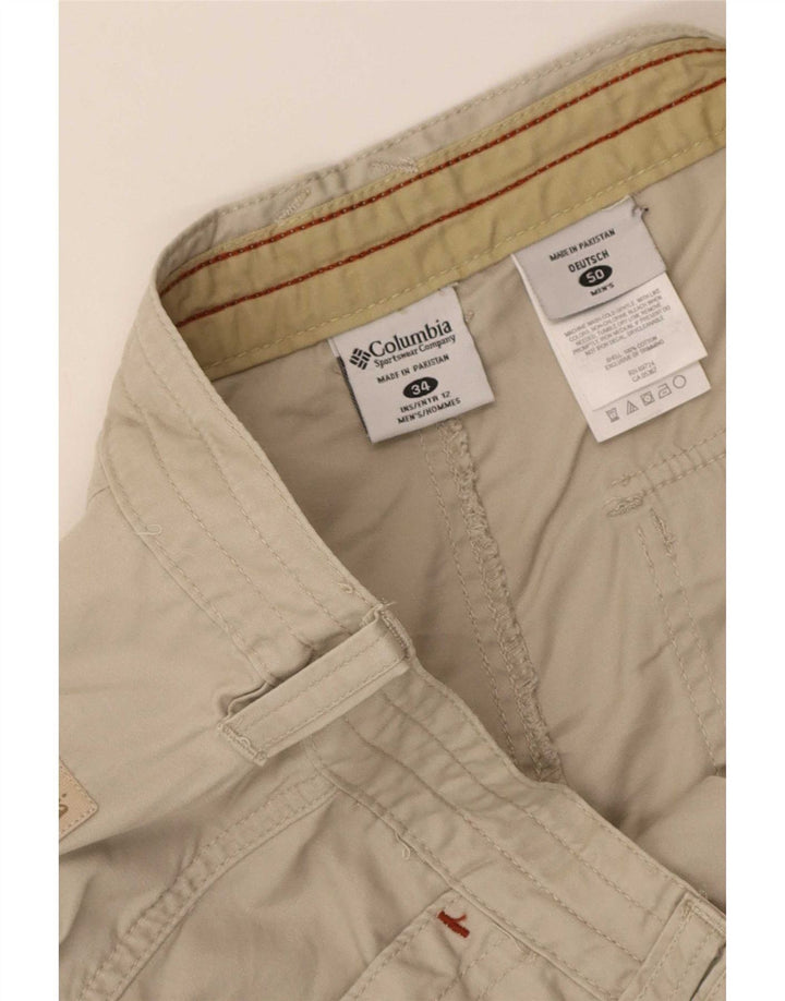 Columbia Short Cargo Homme W34 Grand Coton Beige