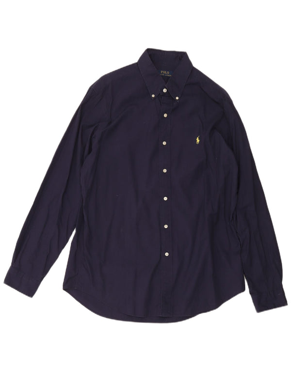Polo Ralph Lauren Chemise Homme Large Bleu Marine Coton