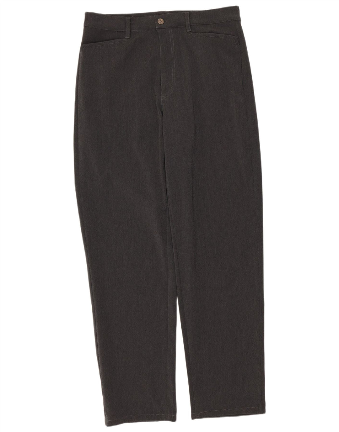 Guess Pantalon décontracté droit pour homme W32 L29 Gris Polyester