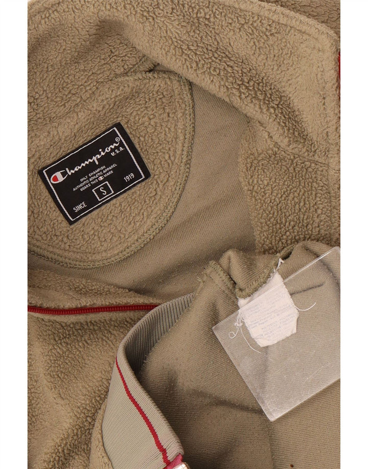 Champion Veste polaire surdimensionnée pour femme UK 10 Petit Kaki Polyester