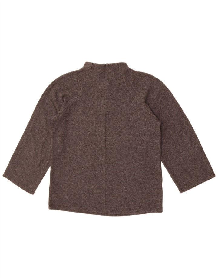 Marks & Spencer Pull col roulé pour femme Gris moyen UK 12