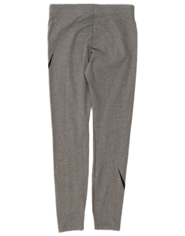 Nike Leggings Femme UK 44 Gris Moyen Coton Sports