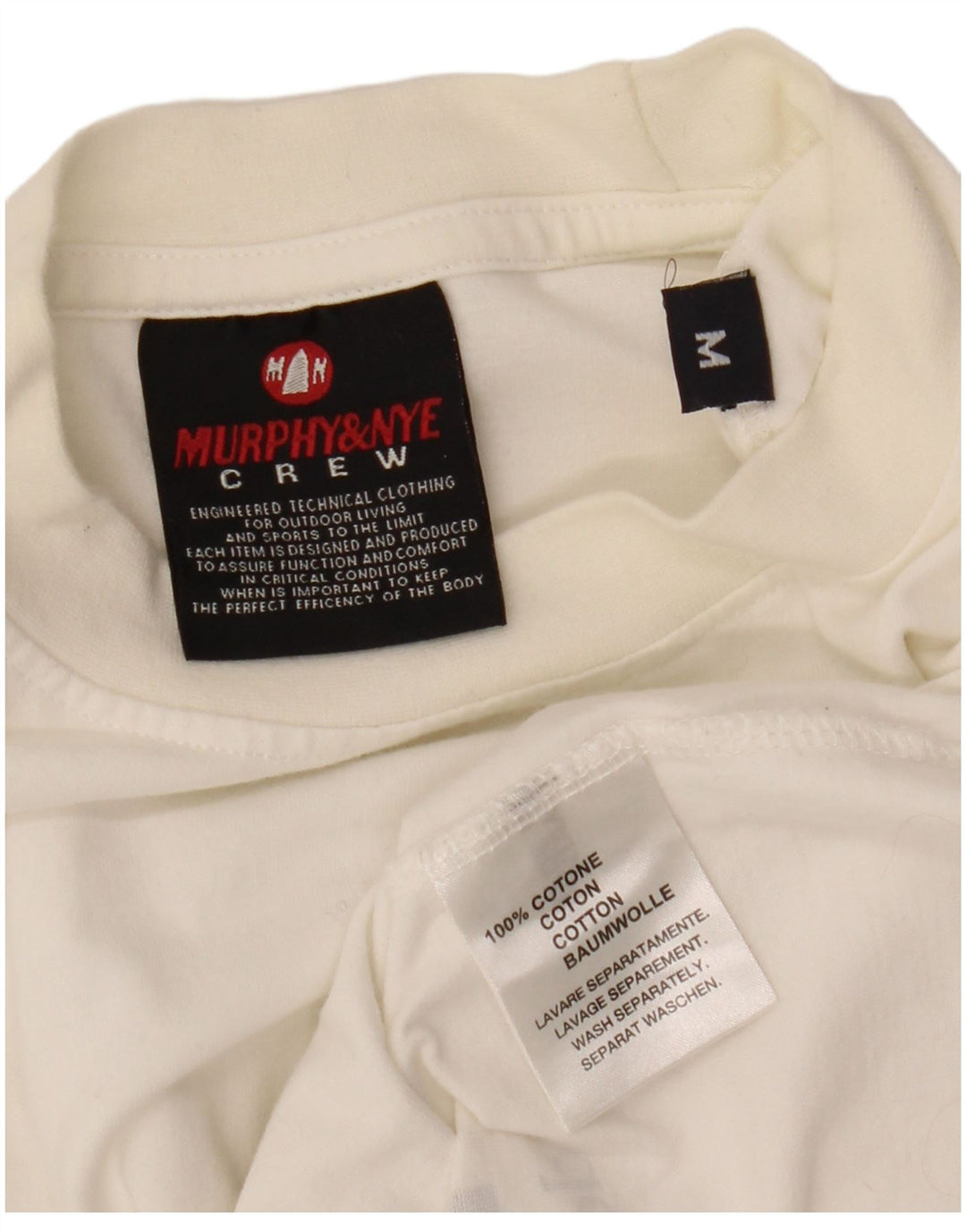 MURPHY & NYE T-Shirt Barcolana Graphic Homme Blanc Moyen Colorblock