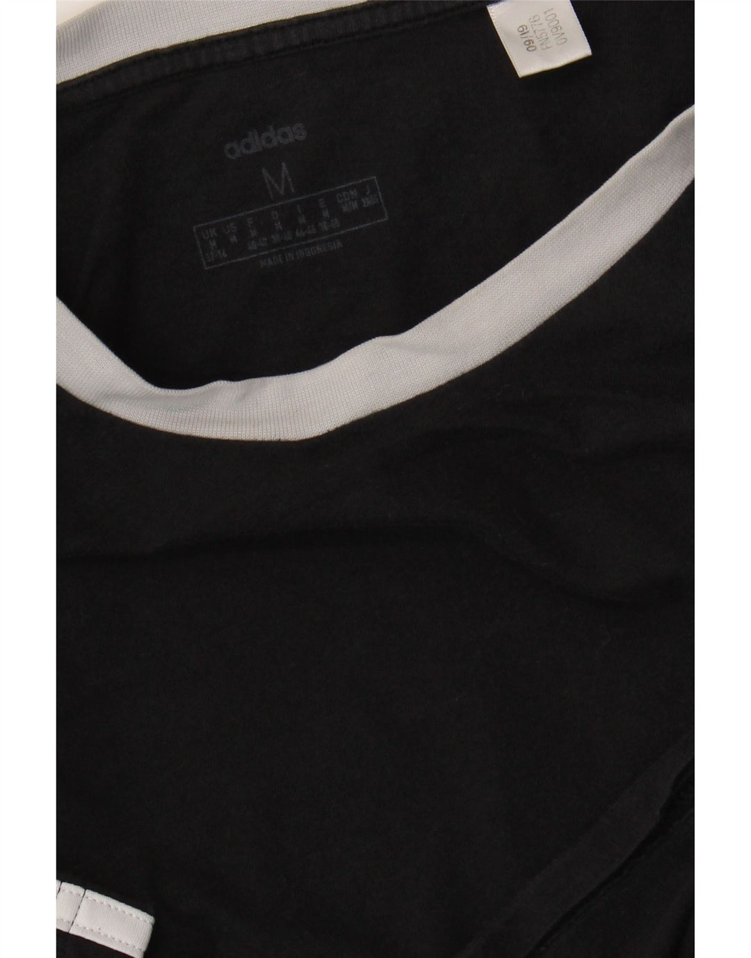 Adidas T-shirt graphique pour femme UK 12/14 Noir moyen